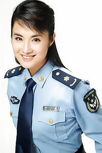 The accomplished of chinese gals in Uniform P-L-P